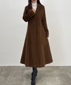 【ジュノア/JUNOAH】のCENEA ウエストシェイプシングルチェスターコート ブラウン|ID: prp329100004756150 ipo3291000000034453682