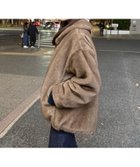 【プロポーション ボディドレッシング/PROPORTION BODY DRESSING】のフェイクファーブルゾン 25AW 人気、トレンドファッション・服の通販 founy(ファニー) ファッション Fashion レディースファッション Fashion for Women アウター Coat / Outerwear Collection ブルゾンジャケット・スポーティアウター Blouson Jackets 2025年 2025 2025-2026秋冬・A/W Autumn/Winter 2025–26 AW25–26 ドローコード Drawcord, Drawstring Cord フェイクファー Faux Fur, Imitation Fur 防寒 Cold Protection, Winter-Ready thumbnail ブラウン|ID: prp329100004756152 ipo3291000000035035191