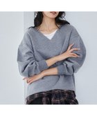 【バンヤードストーム/BARNYARDSTORM】のTRスムースVネックプルオーバー / マシンウォッシャブル 人気、トレンドファッション・服の通販 founy(ファニー) ファッション Fashion レディースファッション Fashion for Women トップス・カットソー Cut & Sew Tops カジュアルプルオーバー・ニットトップス Pullovers & Knit Tops / Casual Pullovers Vネックトップス V-Neck Tops / V-Cut Neckline Shirts デコルテ Décolleté, Neckline ワイド Wide, Wide Fit ビジネス 仕事 通勤 Business / Work / Commuting thumbnail グレー|ID: prp329100004756197 ipo3291000000034479153