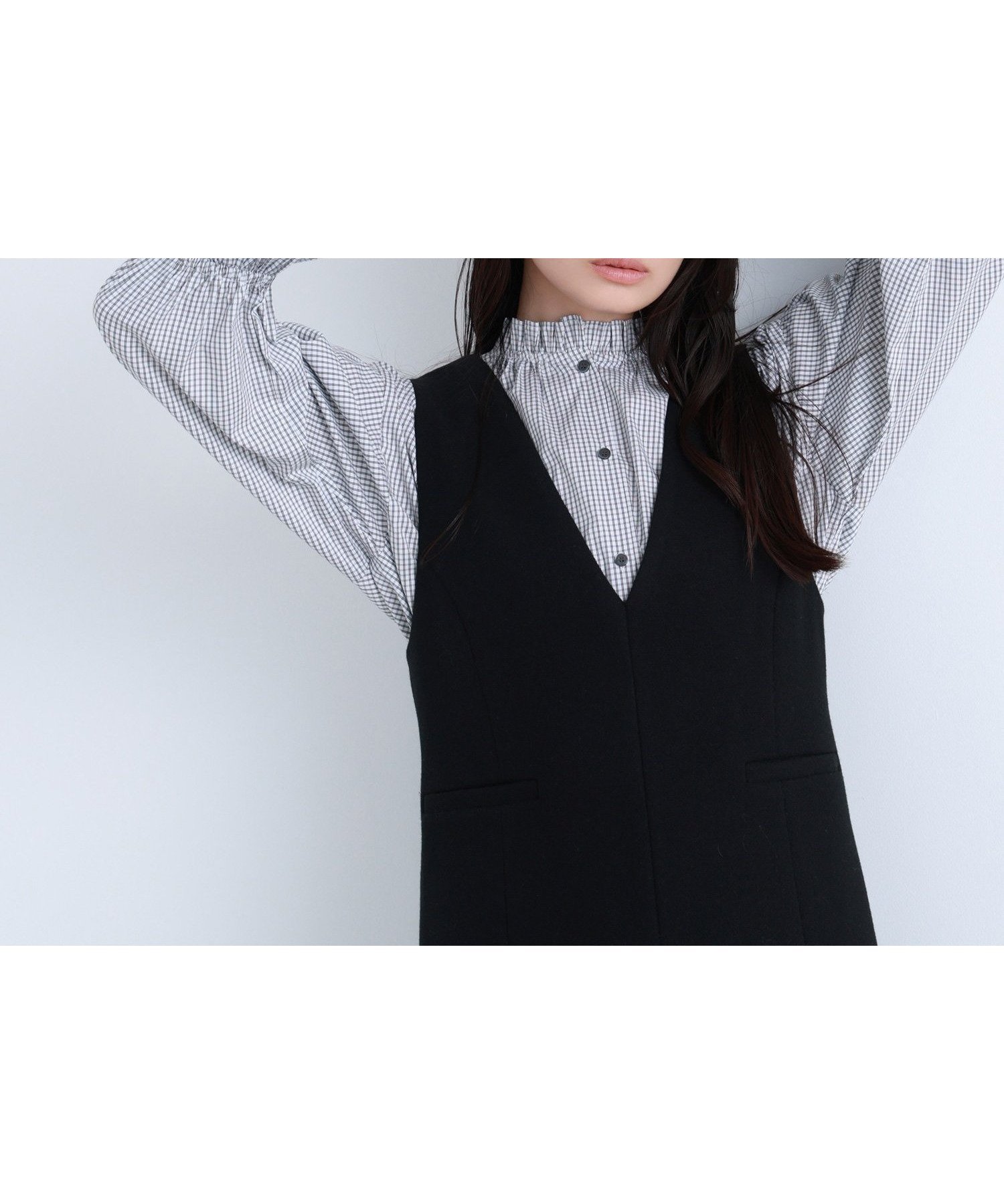 【ナチュラル ビューティー ベーシック/NATURAL BEAUTY BASIC】のフリルカフスハイネックブラウス インテリア・キッズ・メンズ・レディースファッション・服の通販 founy(ファニー) 雑誌掲載アイテム Magazine Picks & Fashion Features ファッション雑誌 Fashion Magazines オッジ Oggi ファッション Fashion レディースファッション Fashion for Women トップス・カットソー Cut & Sew Tops シャツ・ブラウス・オフィスカジュアル Elegant Blouses & Button-Ups 12月号 December Issue おすすめ Recommended / Our Picks カフス Cuff Design ジャケット Jacket, Outerwear スタンド Stand Collar, Upright Stand チェック Check, Plaid, Tartan トレンド Trend, Trending Now フリル Frill, Ruffle 無地 Plain, Solid Color 雑誌 Magazine, Fashion Magazine ホワイトチェック2|ID: prp329100004756216 ipo3291000000034636350