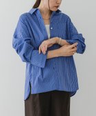 【アーバンリサーチ ロッソ/URBAN RESEARCH ROSSO】のF by ROSSO イージーケアオーバーシャツ 人気、トレンドファッション・服の通販 founy(ファニー) ファッション Fashion レディースファッション Fashion for Women トップス・カットソー Cut & Sew Tops シャツ・ブラウス・オフィスカジュアル Elegant Blouses & Button-Ups 2025年 2025 2025-2026秋冬・A/W Autumn/Winter 2025–26 AW25–26 冬 Winter / This Winter カフス Cuff Design ストレッチ Stretch, Stretchy Fabric リラックス Relax, Relaxed Fit エレガント 上品 Elegant A/W・秋冬 Autumn/Winter thumbnail BLUE CHECK|ID: prp329100004756224 ipo3291000000034580482