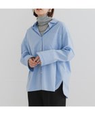 【アーバンリサーチ ロッソ/URBAN RESEARCH ROSSO】のF by ROSSO イージーケアオーバーシャツ 人気、トレンドファッション・服の通販 founy(ファニー) ファッション Fashion レディースファッション Fashion for Women トップス・カットソー Cut & Sew Tops シャツ・ブラウス・オフィスカジュアル Elegant Blouses & Button-Ups 2025年 2025 2025-2026秋冬・A/W Autumn/Winter 2025–26 AW25–26 冬 Winter / This Winter カフス Cuff Design ストレッチ Stretch, Stretchy Fabric リラックス Relax, Relaxed Fit エレガント 上品 Elegant A/W・秋冬 Autumn/Winter thumbnail SAX|ID: prp329100004756224 ipo3291000000034580483