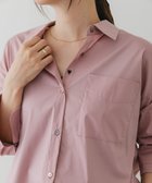 【アーバンリサーチ ロッソ/URBAN RESEARCH ROSSO】のF by ROSSO イージーケアオーバーシャツ 人気、トレンドファッション・服の通販 founy(ファニー) ファッション Fashion レディースファッション Fashion for Women トップス・カットソー Cut & Sew Tops シャツ・ブラウス・オフィスカジュアル Elegant Blouses & Button-Ups 2025年 2025 2025-2026秋冬・A/W Autumn/Winter 2025–26 AW25–26 冬 Winter / This Winter カフス Cuff Design ストレッチ Stretch, Stretchy Fabric リラックス Relax, Relaxed Fit エレガント 上品 Elegant A/W・秋冬 Autumn/Winter thumbnail PINK|ID: prp329100004756224 ipo3291000000034580485
