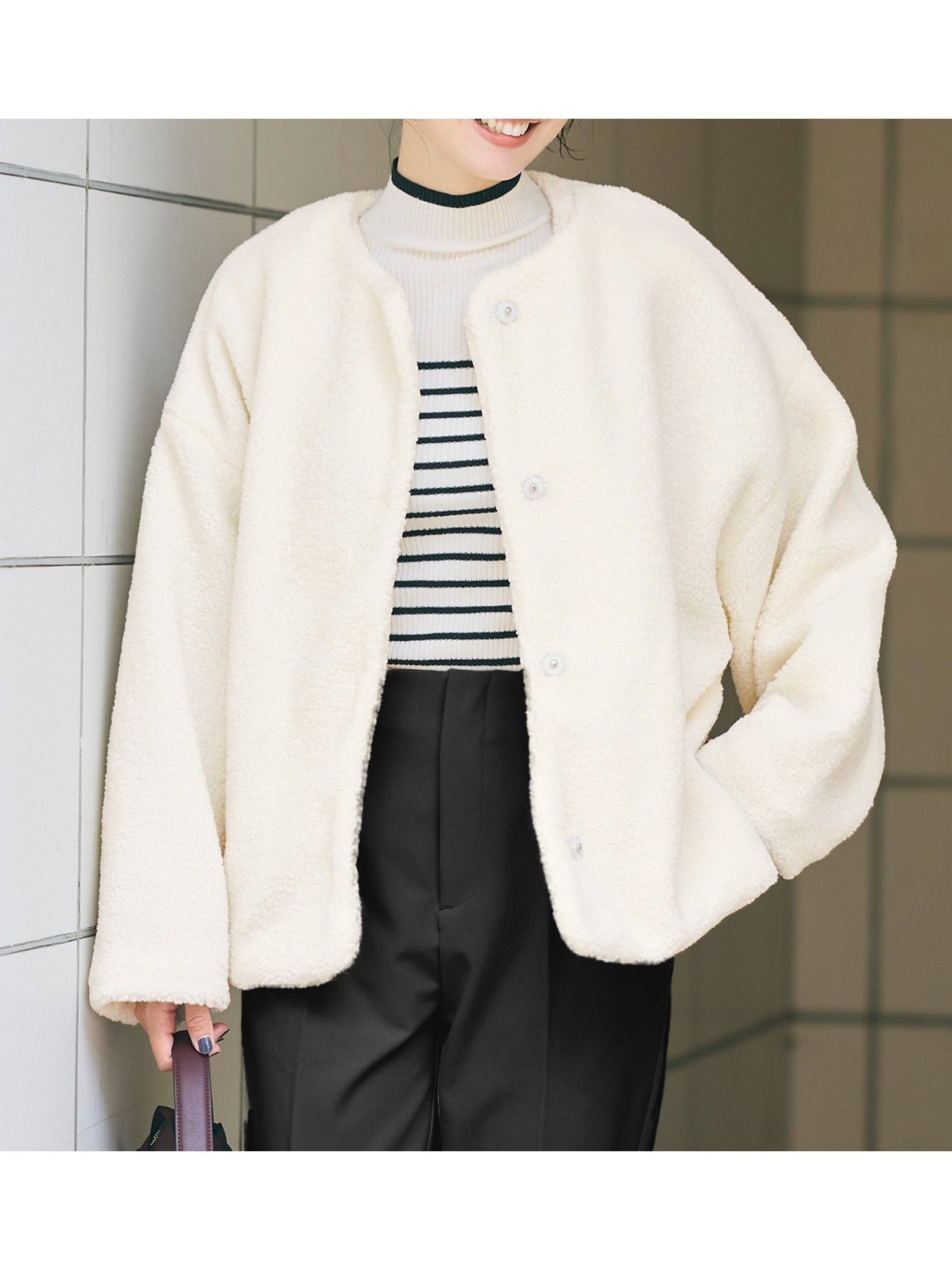 【コカ/COCA】のボアブルゾン 人気、トレンドファッション・服の通販 founy(ファニー) 　ファッション　Fashion　レディースファッション　Fashion for Women　アウター　Coat / Outerwear Collection　ブルゾンジャケット・スポーティアウター　Blouson Jackets　ブルゾン　Blouson, Bomber Jacket　 other-1|ID: prp329100004756253 ipo3291000000034405562