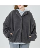 【コカ/COCA】のボアブルゾン 人気、トレンドファッション・服の通販 founy(ファニー) ファッション Fashion レディースファッション Fashion for Women アウター Coat / Outerwear Collection ブルゾンジャケット・スポーティアウター Blouson Jackets ブルゾン Blouson, Bomber Jacket thumbnail Charcoal|ID: prp329100004756253 ipo3291000000034405568