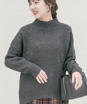 【アイテムズアーバンリサーチ/ITEMS URBAN RESEARCH】のハイネックメランジニット 人気、トレンドファッション・服の通販 founy(ファニー) ファッション Fashion レディースファッション Fashion for Women トップス・カットソー Cut & Sew Tops ニット Knit Tops & Sweaters 2025年 2025 2025-2026秋冬・A/W Autumn/Winter 2025–26 AW25–26 冬 Winter / This Winter シンプル Simple, Minimal ハイネック High Neck, Mock Neck メランジ Melange, Mixed Yarn エレガント 上品 Elegant A/W・秋冬 Autumn/Winter |ID:prp329100004756258