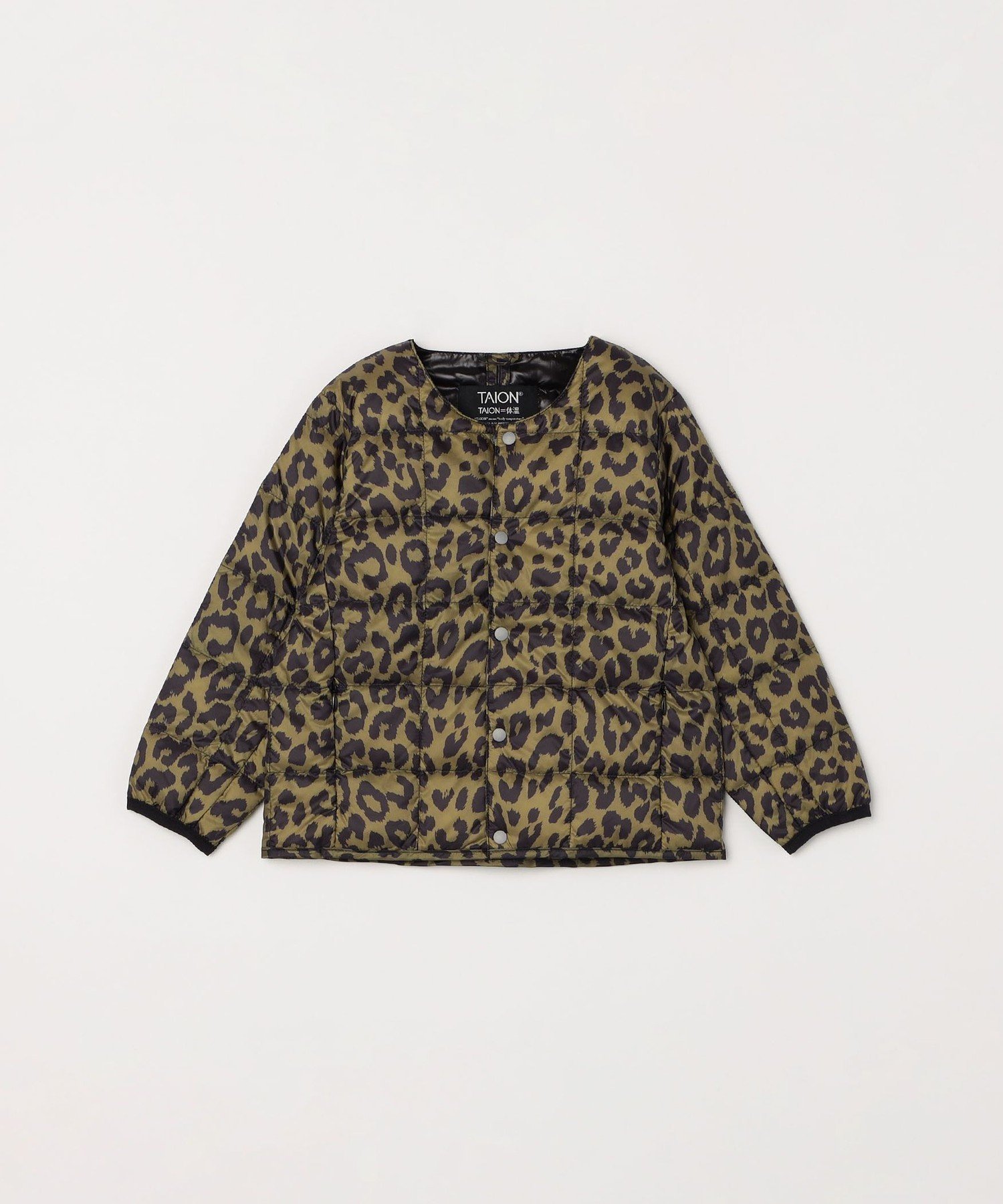 【シップス/SHIPS / KIDS】のTAION クルーネック ボタン ダウン カーディガン インテリア・キッズ・メンズ・レディースファッション・服の通販 founy(ファニー) 　ファッション　Fashion　キッズファッション　Fashion for Kids　インナー　Innerwear　カーディガン　Cardigan, Knitwear　タフタ　Taffeta, Structured Fabric　ダウン　Down, Puffer　パーカー　Hoodie, Parka　定番　Standard, Basic Item　軽量　Lightweight, Ultra Light　ブラウン|ID: prp329100004756265 ipo3291000000034592619