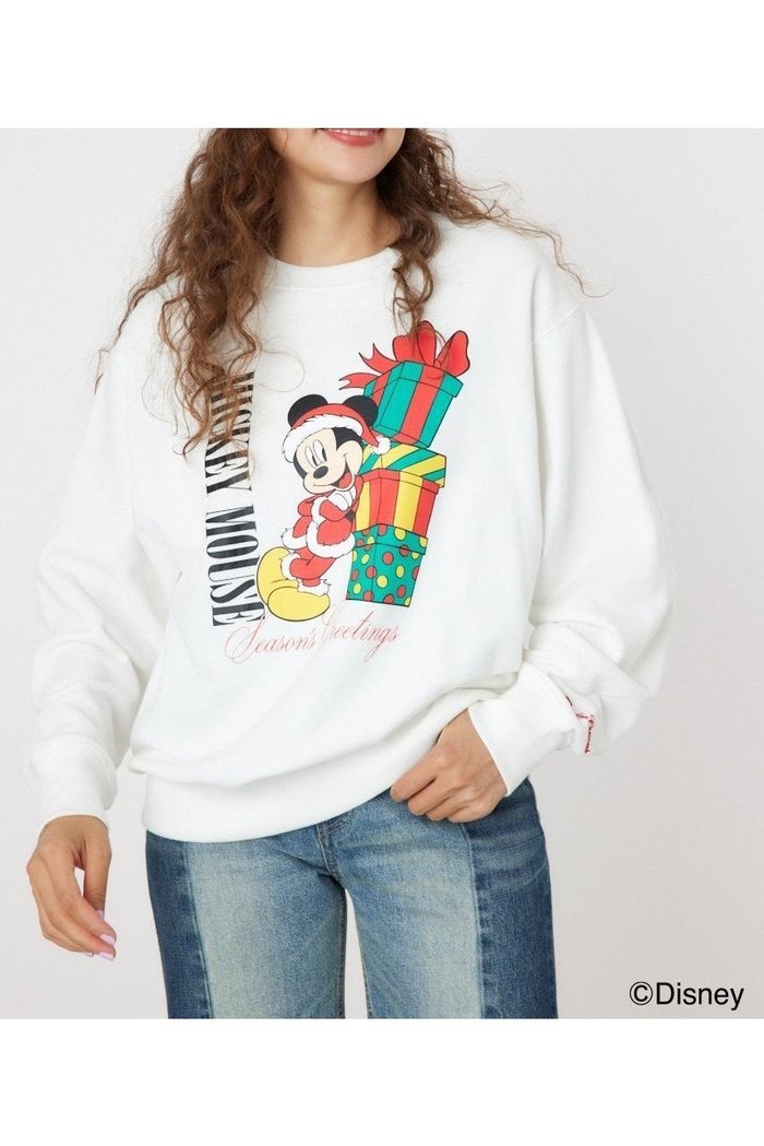 【ロデオクラウンズワイドボウル/RODEO CROWNS WIDE BOWL】の【UNISEX】(MICKEY)Xmasスウェットトップス インテリア・キッズ・メンズ・レディースファッション・服の通販 founy(ファニー) https://founy.com/ ファッション Fashion レディースファッション Fashion for Women トップス・カットソー Cut & Sew Tops レディースパーカー・カジュアルフーディー Casual Hoodies & Sweatshirts スウェット・クルーネックトップス Sweatshirts & Crewnecks / Relaxed Fit Sweat Tops ユニセックス Unisex, Genderless クリスマス X'mas Christmas / X'mas スペシャル Special, Limited Edition プリント Print, Printed Pattern ホリデーシーズン Holiday Season ポケット Pocket, Pocket Detail |ID: prp329100004756282 ipo3291000000034405955