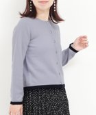 【ノーリーズ/NOLLEY'S】のカシミヤ100 配色クルーネックカーディガン 人気、トレンドファッション・服の通販 founy(ファニー) ファッション Fashion レディースファッション Fashion for Women トップス・カットソー Cut & Sew Tops カーディガン・羽織り Layered Style Cardigans チェック Check, Plaid, Tartan 人気 Popular, Best Seller 長袖 Long Sleeve, Full Sleeve ベーシック Basic, Essential メタル Metal, Metal Parts ラベンダー Lavender おすすめ Recommended / Our Picks エレガント 上品 Elegant 2025年 2025 2025-2026秋冬・A/W Autumn/Winter 2025–26 AW25–26 thumbnail グレイッシュブルー|ID: prp329100004756296 ipo3291000000035040567