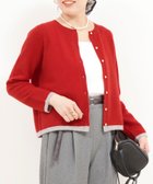 【ノーリーズ/NOLLEY'S】のカシミヤ100 配色クルーネックカーディガン 人気、トレンドファッション・服の通販 founy(ファニー) ファッション Fashion レディースファッション Fashion for Women トップス・カットソー Cut & Sew Tops カーディガン・羽織り Layered Style Cardigans チェック Check, Plaid, Tartan 人気 Popular, Best Seller 長袖 Long Sleeve, Full Sleeve ベーシック Basic, Essential メタル Metal, Metal Parts ラベンダー Lavender おすすめ Recommended / Our Picks エレガント 上品 Elegant 2025年 2025 2025-2026秋冬・A/W Autumn/Winter 2025–26 AW25–26 thumbnail レッド|ID: prp329100004756296 ipo3291000000035040569