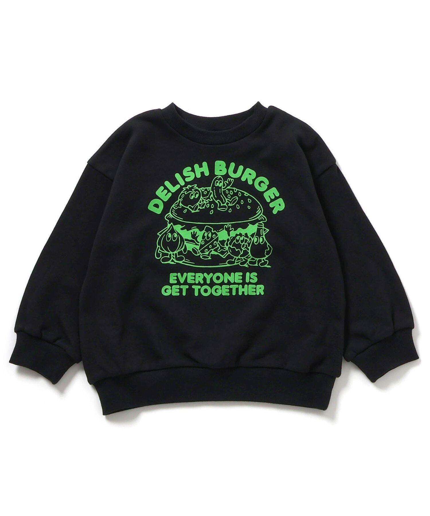 【エフオー オンラインストア/F.O.Online Store / KIDS】のカラバリグラフィックトレーナー インテリア・キッズ・メンズ・レディースファッション・服の通販 founy(ファニー) 　ファッション　Fashion　キッズファッション　Fashion for Kids　トレーナー　Sweatshirt, Trainer　人気　Popular, Best Seller　ブラック|ID: prp329100004756319 ipo3291000000034447830