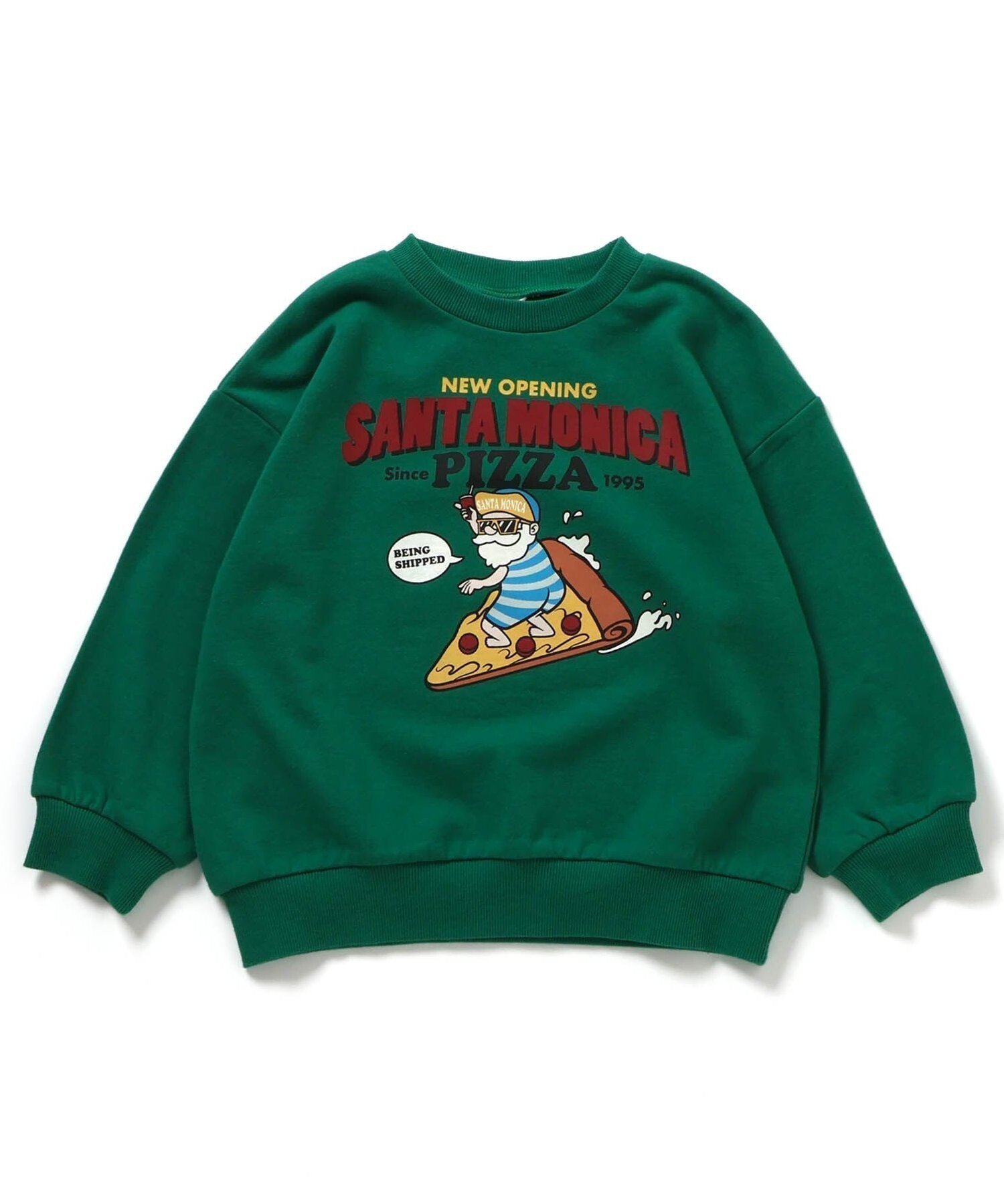 【エフオー オンラインストア/F.O.Online Store / KIDS】のカラバリグラフィックトレーナー インテリア・キッズ・メンズ・レディースファッション・服の通販 founy(ファニー) 　ファッション　Fashion　キッズファッション　Fashion for Kids　トレーナー　Sweatshirt, Trainer　人気　Popular, Best Seller　グリーン|ID: prp329100004756319 ipo3291000000034447832