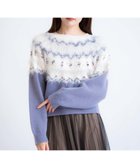 【ノエラ/Noela】のノルディック柄ニット ブルー|ID: prp329100004756349 ipo3291000000034582258