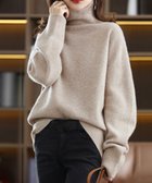 【ミニミニストア/miniministore】のタートルネックニット レディース 秋冬服 ベージュ|ID: prp329100004756365 ipo3291000000035246718
