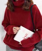 【ミニミニストア/miniministore】のタートルネックニット レディース 秋冬服 レッド|ID: prp329100004756365 ipo3291000000035246725