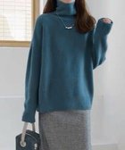【ミニミニストア/miniministore】のタートルネックニット レディース 秋冬服 ブルー|ID: prp329100004756365 ipo3291000000035330643