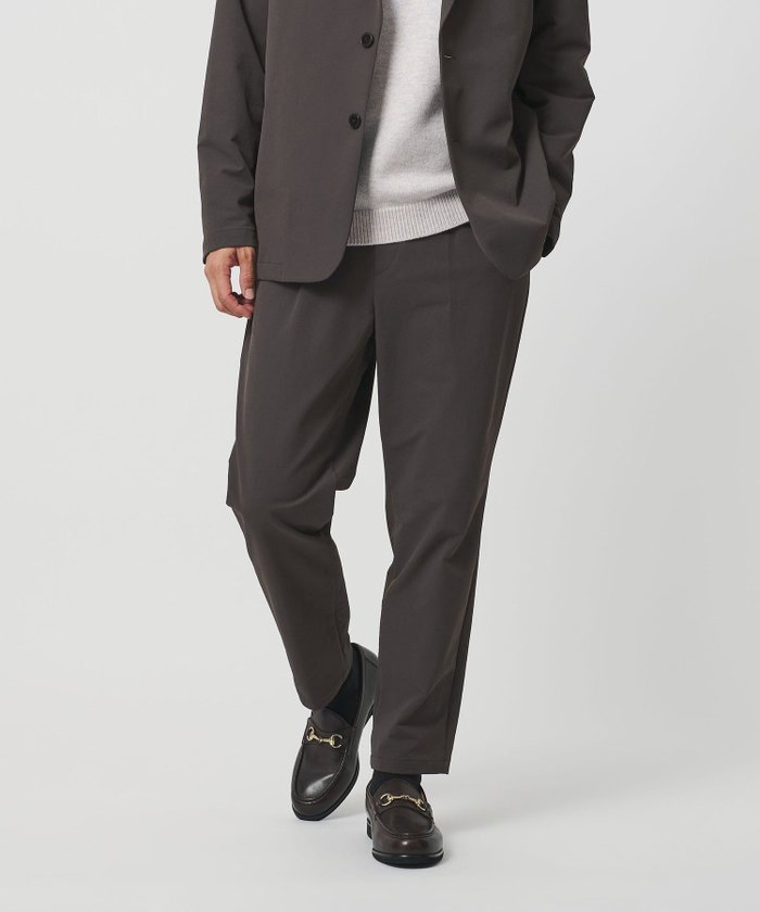 【ビューティ&ユース ユナイテッドアローズ/BEAUTY&YOUTH / UNITED ARROWS / MEN】のKOMATSU PACK URK 1プリーツ テーパード パンツ NO.7 ストレッチ セットアップ対応 裏起毛 インテリア・キッズ・メンズ・レディースファッション・服の通販 founy(ファニー) https://founy.com/ ファッション Fashion メンズファッション Fashion for Men ボトムス Bottoms コイン Coin, Coin Design シャーリング Shirring, Ruched シンプル Simple, Minimal ジャケット Jacket, Outerwear スウェット / スエット Sweatshirt, Sweatwear スタンダード Standard, Basic ストレッチ Stretch, Stretchy Fabric スピンドル Spindle, Drawcord スポーツ Sports, Activewear スマート Smart, Elegant セットアップ Set-Up, Coordinated Outfit テーパード Tapered, Tapered Pants バランス Balance, Style Balance パーカー Hoodie, Parka ファブリック Fabric, Textile フロント Front, Front Design プリーツ Pleats, Pleated ポケット Pocket, Pocket Detail ミリタリー Military, Army Style リラックス Relax, Relaxed Fit A/W・秋冬 Autumn/Winter |ID: prp329100004756366 ipo3291000000034703693