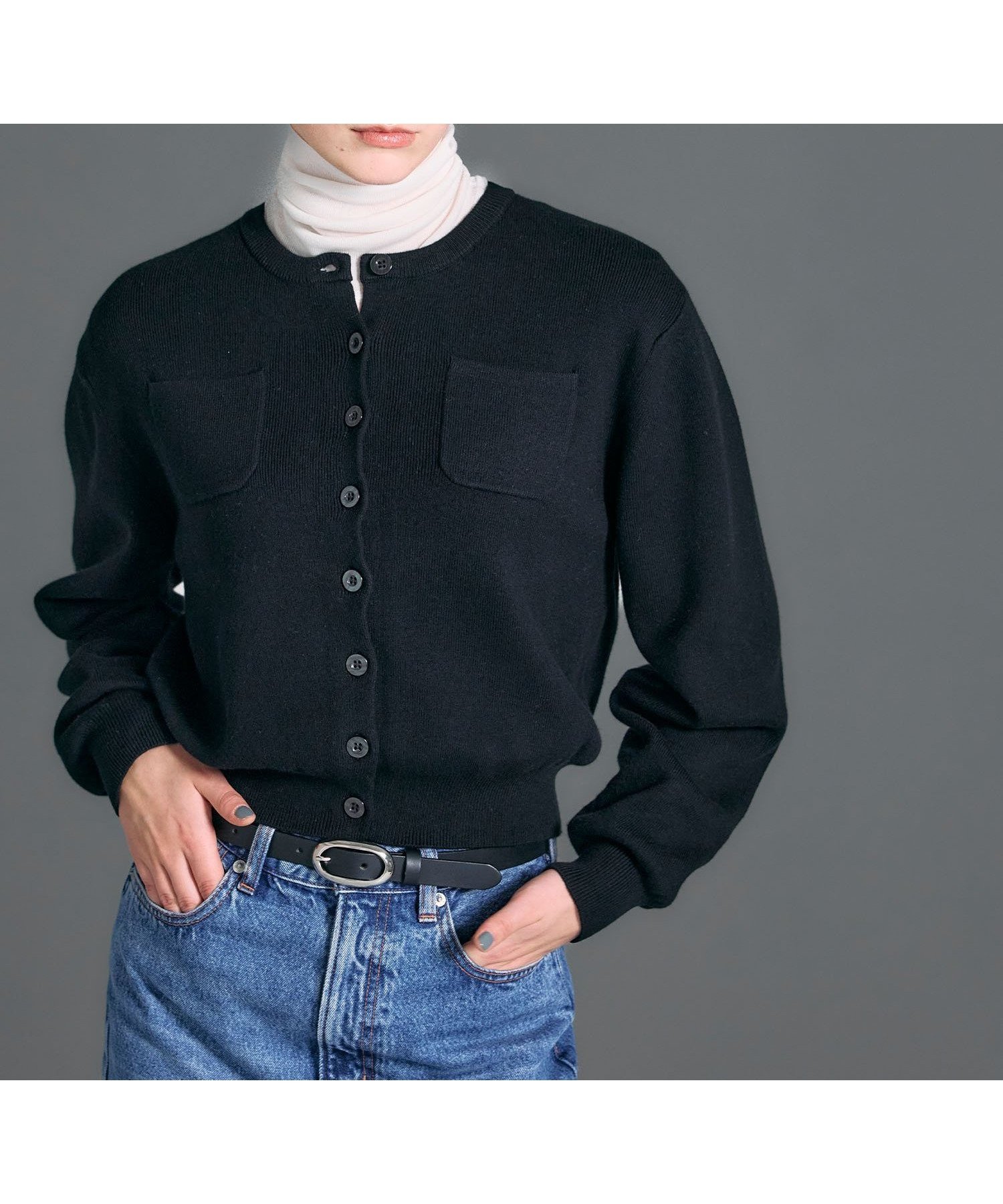 【ノーク/N.O.R.C】のコットンカシミヤニットカーディガン インテリア・キッズ・メンズ・レディースファッション・服の通販 founy(ファニー) ファッション Fashion レディースファッション Fashion for Women トップス・カットソー Cut & Sew Tops ニット Knit Tops & Sweaters カーディガン・羽織り Layered Style Cardigans コンパクト Compact, Small Size シンプル Simple, Minimal なめらか Smooth, Silky Texture ポケット Pocket, Pocket Detail リラックス Relax, Relaxed Fit エレガント 上品 Elegant ブラック|ID: prp329100004756394 ipo3291000000035079004