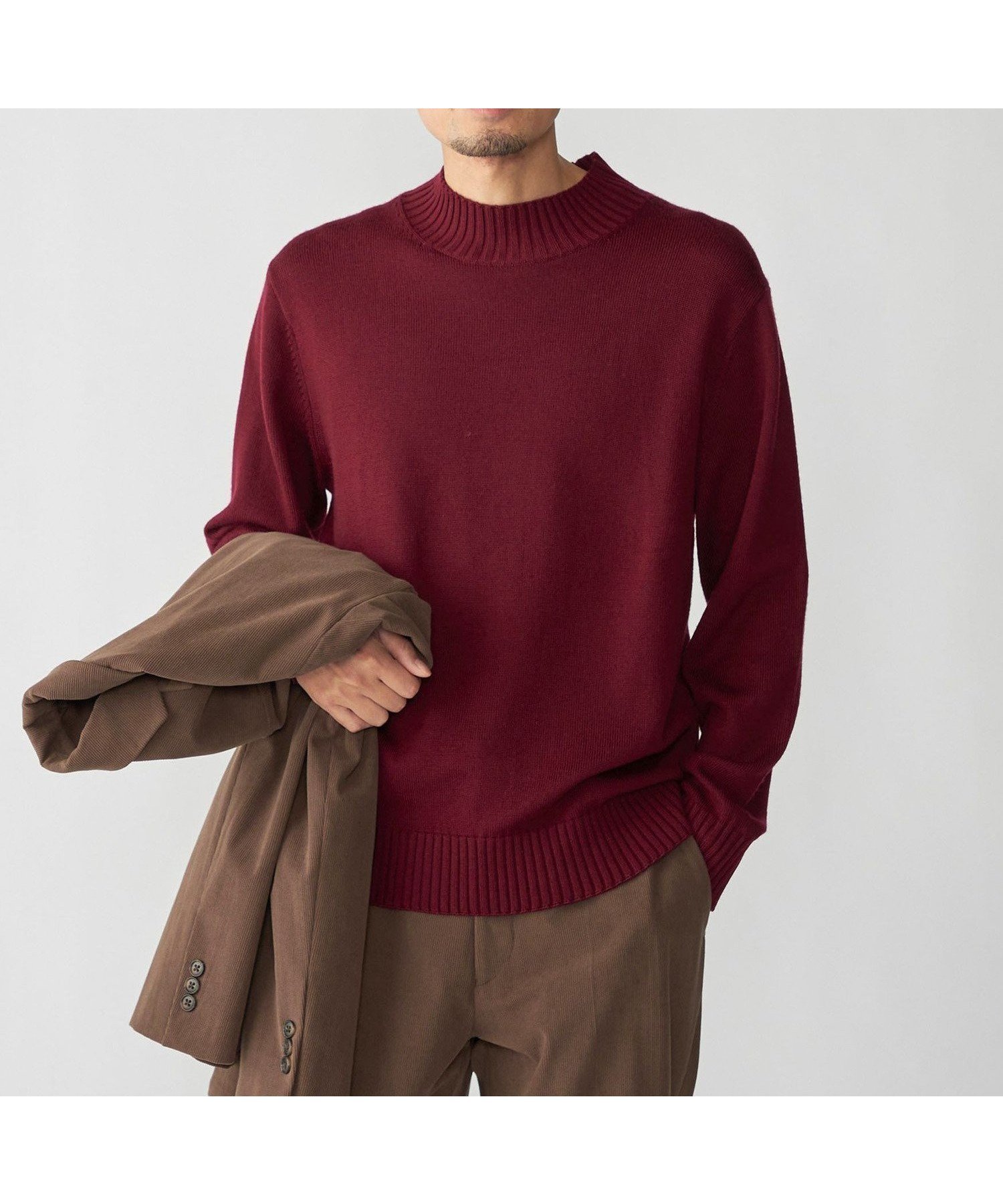 【シップス/SHIPS / MEN】のSHIPS 手洗い可能 9ゲージ コンフォート モックネック プルオーバー ニット インテリア・キッズ・メンズ・レディースファッション・服の通販 founy(ファニー) ファッション Fashion メンズファッション Fashion for Men トップス・カットソー Cut & Sew Tops ニット・セーター / 定番トップス Knit Tops & Sweaters イエロー Yellow インナー Innerwear ジャケット Jacket, Outerwear セットアップ Set-Up, Coordinated Outfit デニム Denim, Jeans Material ブルゾン Blouson, Bomber Jacket ベーシック Basic, Essential モックネック Mock Neck, Short Turtleneck おすすめ Recommended / Our Picks エレガント 上品 Elegant ビジネス 仕事 通勤 Business / Work / Commuting ワインレッド|ID: prp329100004756407 ipo3291000000034723316