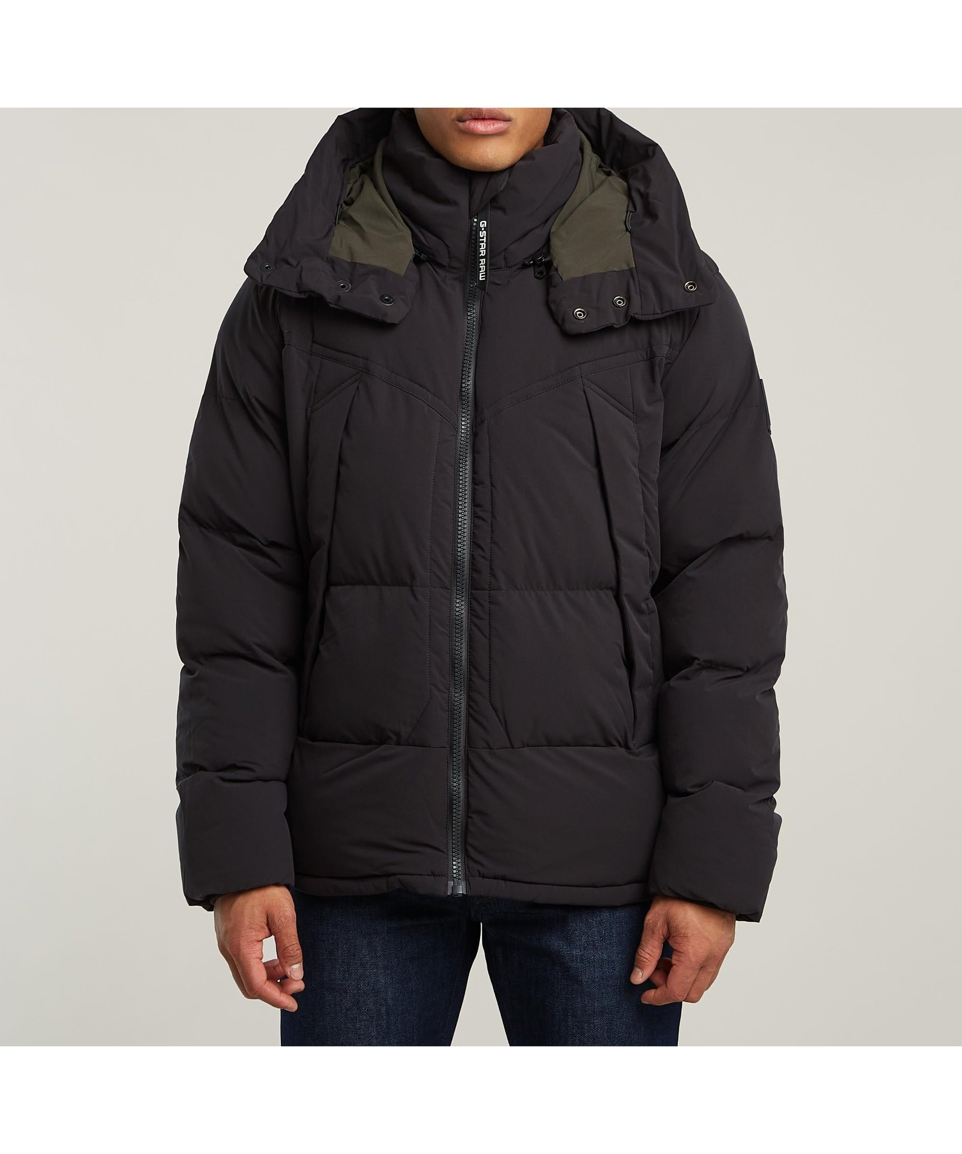 【ジースターロウ/G-STAR RAW / MEN】の【公式ショップ】G-WHISTLER PADDED HOODED JACKET 2.0/中綿パファージャケット/フード取り外し可能 インテリア・キッズ・メンズ・レディースファッション・服の通販 founy(ファニー) 　ファッション　Fashion　メンズファッション　Fashion for Men　インナー　Innerwear　カフス　Cuff Design　ジップ　Zip, Zipper　ジャケット　Jacket, Outerwear　ストレート　Straight, Straight Cut　スリーブ　Sleeve, Long Sleeve / Short Sleeve　ドローコード　Drawcord, Drawstring Cord　フィット　Fit, Slim Fit　フロント　Front, Front Design　ブロック　Block, Solid Block Pattern　ポケット　Pocket, Pocket Detail　レギュラー　Regular, Standard Fit　ロング　Long, Long-Length　Dark Black|ID: prp329100004756441 ipo3291000000034407606