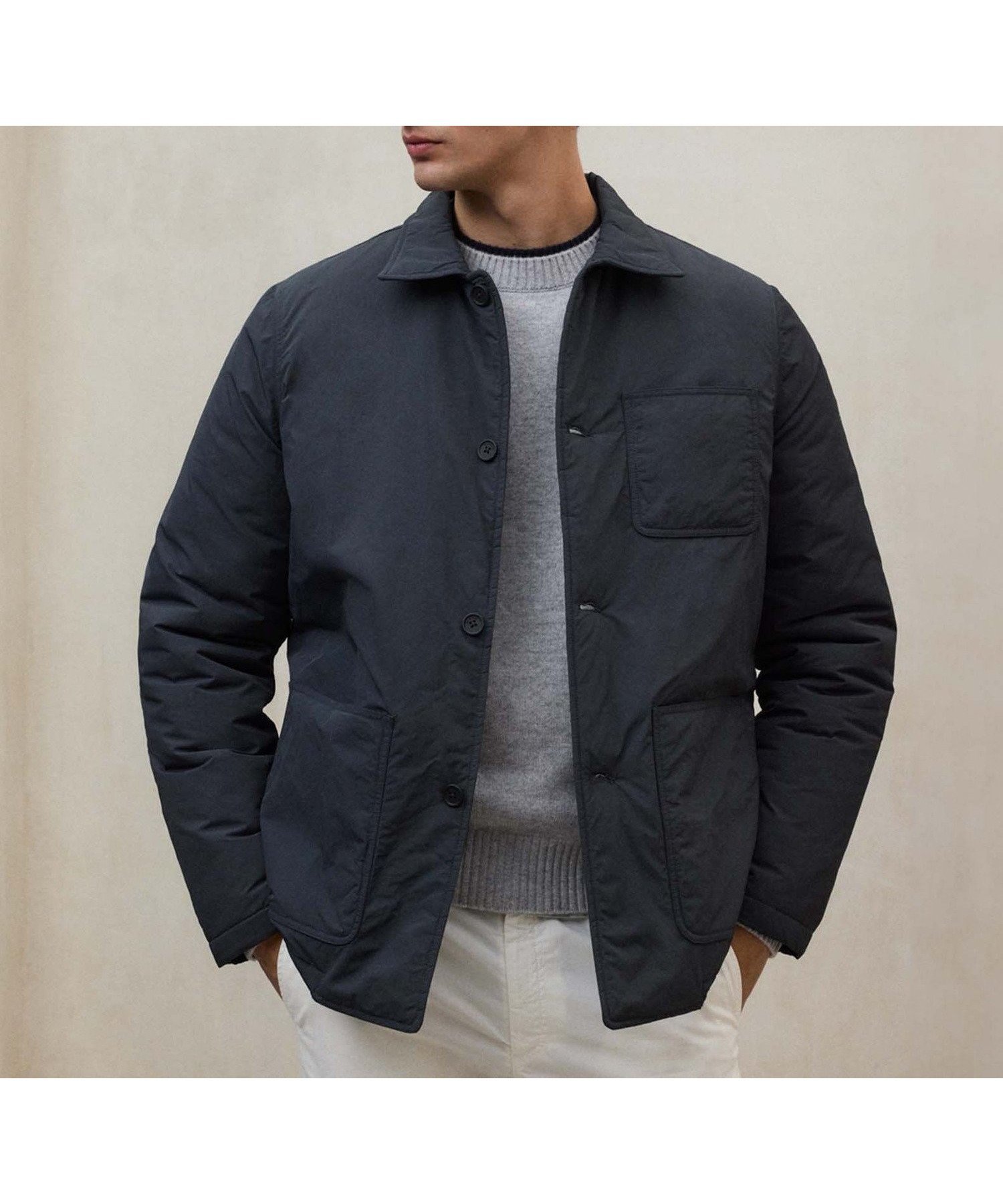 【エコアルフ/ECOALF / MEN】の【WEB限定】ANCUA ジャケット / ANCUA JACKET MAN インテリア・キッズ・メンズ・レディースファッション・服の通販 founy(ファニー)  ファッション Fashion メンズファッション Fashion for Men ショート Short, Short Length ジャケット Jacket, Outerwear パッチ Patch, Appliqué ベーシック Basic, Essential ポケット Pocket, Pocket Detail 軽量 Lightweight, Ultra Light グレー|ID: prp329100004756443 ipo3291000000034407637