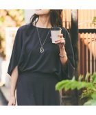 【アンタイトル/UNTITLED】の【セットアップ可/接触冷感/イージーケア/体型カバー】リラクミスト モモンガブラウス チャコールグレー|ID: prp329100004756445 ipo3291000000034541321