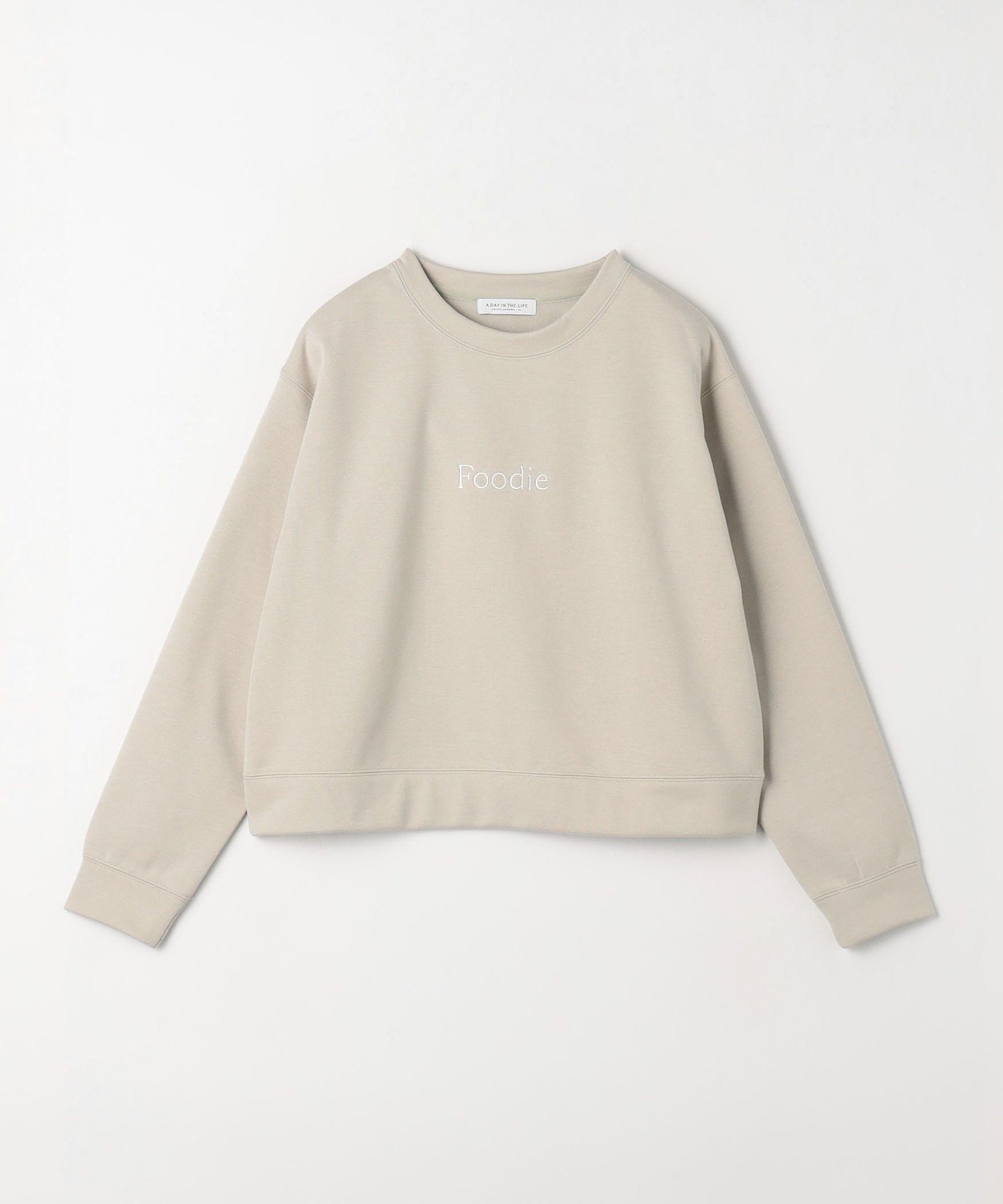 【ユナイテッドアローズ/UNITED ARROWS】のダンボール エンブロイダリー スウェット A DAY IN THE LIFE インテリア・キッズ・メンズ・レディースファッション・服の通販 founy(ファニー) 　ファッション　Fashion　レディースファッション　Fashion for Women　トップス・カットソー　Cut & Sew Tops　レディースパーカー・カジュアルフーディー　Casual Hoodies & Sweatshirts　スウェット・クルーネックトップス　Sweatshirts & Crewnecks / Relaxed Fit Sweat Tops　エンブロイダリー　Embroidery Design　秋　Autumn　カットソー　Cut and Sewn Top　シンプル　Simple, Minimal　スウェット / スエット　Sweatshirt, Sweatwear　デニム　Denim, Jeans Material　なめらか　Smooth, Silky Texture　バランス　Balance, Style Balance　ロング　Long, Long-Length　冬　Winter / This Winter　おすすめ　Recommended / Our Picks　NATURAL|ID: prp329100004756460 ipo3291000000034407785