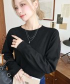 【モーメントプラス/moment+ / MEN】の選べるネックデザインアンチピリング+自宅で洗えるホールガーメントニット ブラック系|ID: prp329100004756985 ipo3291000000034580518