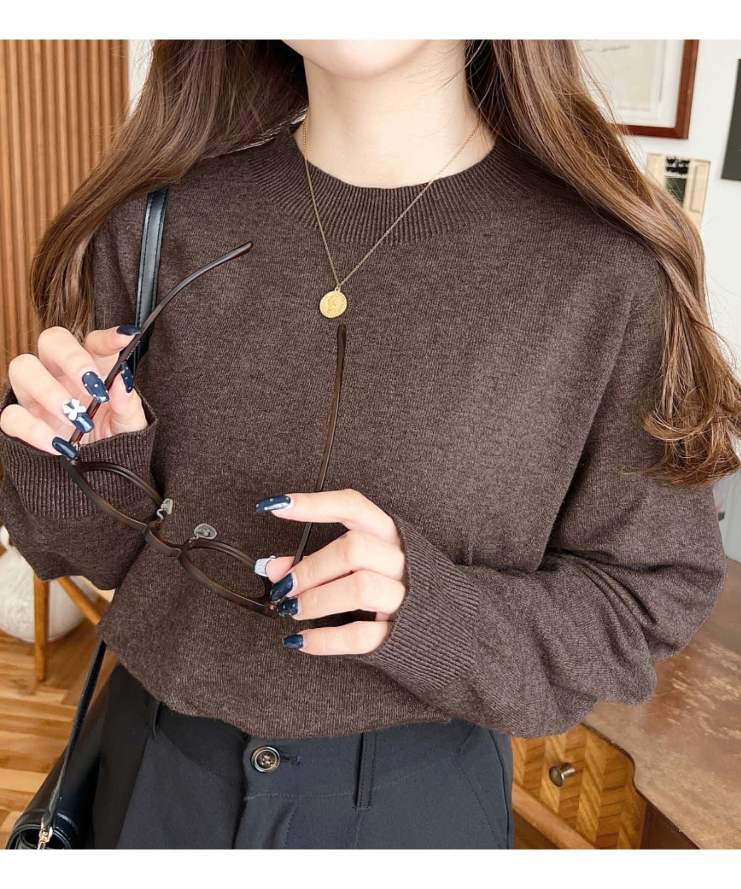 【モーメントプラス/moment+ / MEN】の選べるネックデザインアンチピリング+自宅で洗えるホールガーメントニット インテリア・キッズ・メンズ・レディースファッション・服の通販 founy(ファニー) 　ファッション　Fashion　メンズファッション　Fashion for Men　アクセサリー　Fashion Accessories　インナー　Innerwear　ウォッシャブル　Machine Washable　洗える　Machine Washable　シンプル　Simple, Minimal　スラックス　Slacks, Dress Pants　タートルネック　Turtleneck, High Neck　デニム　Denim, Jeans Material　トレンド　Trend, Trending Now　定番　Standard, Basic Item　ベーシック　Basic, Essential　ホールガーメント　WholeGarment, Seamless Knit　ボトルネック　Bottle Neck, Mock Neck　楽ちん　Easy Fit, Comfortable　冬　Winter / This Winter　再入荷　Restock / Back in Stock　プチプライス・低価格　Affordable / Budget Price　エレガント 上品　Elegant　ビジネス 仕事 通勤　Business / Work / Commuting　ブラウン系1|ID: prp329100004756985 ipo3291000000034580523