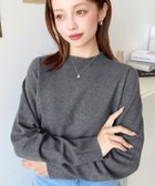 【モーメントプラス/moment+ / MEN】の選べるネックデザインアンチピリング+自宅で洗えるホールガーメントニット グレー系1|ID: prp329100004756985 ipo3291000000034580524