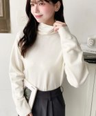 【モーメントプラス/moment+ / MEN】の選べるネックデザインアンチピリング+自宅で洗えるホールガーメントニット ホワイト系2|ID: prp329100004756985 ipo3291000000034580527