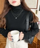 【モーメントプラス/moment+ / MEN】の選べるネックデザインアンチピリング+自宅で洗えるホールガーメントニット ブラック系2|ID: prp329100004756985 ipo3291000000034580536