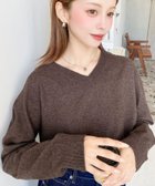 【モーメントプラス/moment+ / MEN】の選べるネックデザインアンチピリング+自宅で洗えるホールガーメントニット ブラウン|ID: prp329100004756985 ipo3291000000034580539