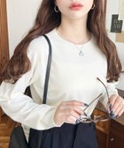 【モーメントプラス/moment+ / MEN】の選べるネックデザインアンチピリング+自宅で洗えるホールガーメントニット ホワイト系|ID: prp329100004756985 ipo3291000000034580544