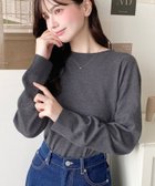 【モーメントプラス/moment+ / MEN】の選べるネックデザインアンチピリング+自宅で洗えるホールガーメントニット グレー系|ID: prp329100004756985 ipo3291000000034580547