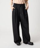 【ビューティ&ユース ユナイテッドアローズ/BEAUTY&YOUTH / UNITED ARROWS】の6(ROKU) ウール タック パンツ 25FW BLACK|ID: prp329100004757010 ipo3291000000034412581