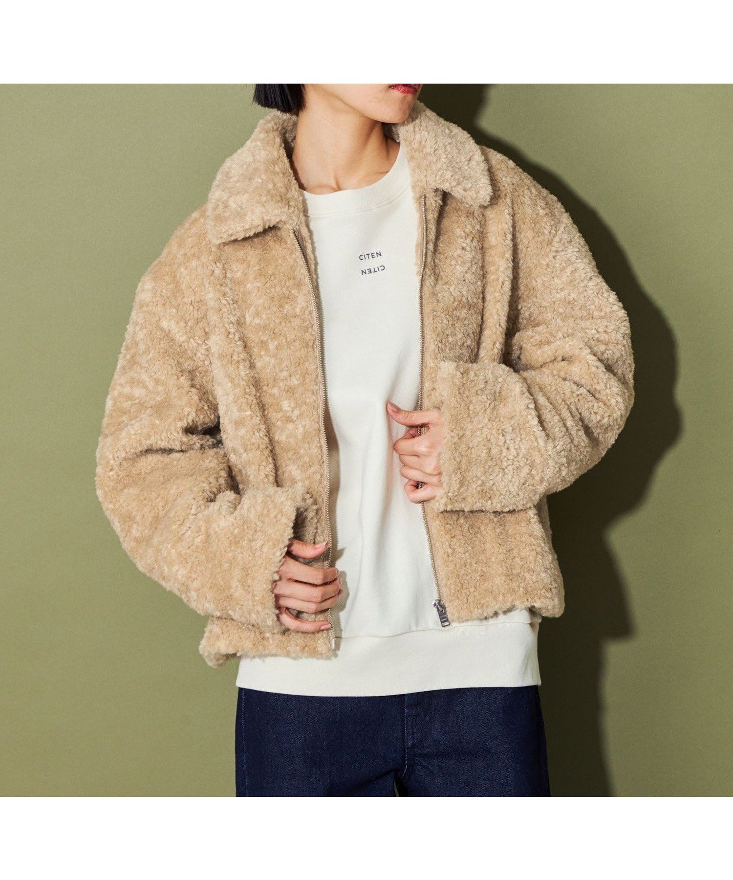 【ユナイテッドアローズ/UNITED ARROWS】のCITEN ボアショートブルゾン インテリア・キッズ・メンズ・レディースファッション・服の通販 founy(ファニー)  ファッション Fashion レディースファッション Fashion for Women アウター Coat / Outerwear Collection ブルゾンジャケット・スポーティアウター Blouson Jackets コンパクト Compact, Small Size ジップ Zip, Zipper バランス Balance, Style Balance フィット Fit, Slim Fit フロント Front, Front Design ブルゾン Blouson, Bomber Jacket 防寒 Cold Protection, Winter-Ready モコモコ Fuzzy, Fluffy ワイド Wide, Wide Fit A/W・秋冬 Autumn/Winter アウトレット Outlet / Clearance おすすめ Recommended / Our Picks BEIGE|ID: prp329100004757055 ipo3291000000034413125