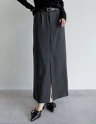 【リエディ/Re:EDIT】の微起毛ツイルタイトスカート チャコールグレー|ID: prp329100004757069 ipo3291000000034608707