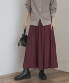 【アーバンリサーチ ドアーズ/URBAN RESEARCH DOORS】のランダムプリーツスカート BORDEAUX|ID: prp329100004757077 ipo3291000000034642943