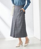 【アー ヴェー ヴェー/a.v.v】の起毛チェックAラインスカート グレー|ID: prp329100004757129 ipo3291000000034413889