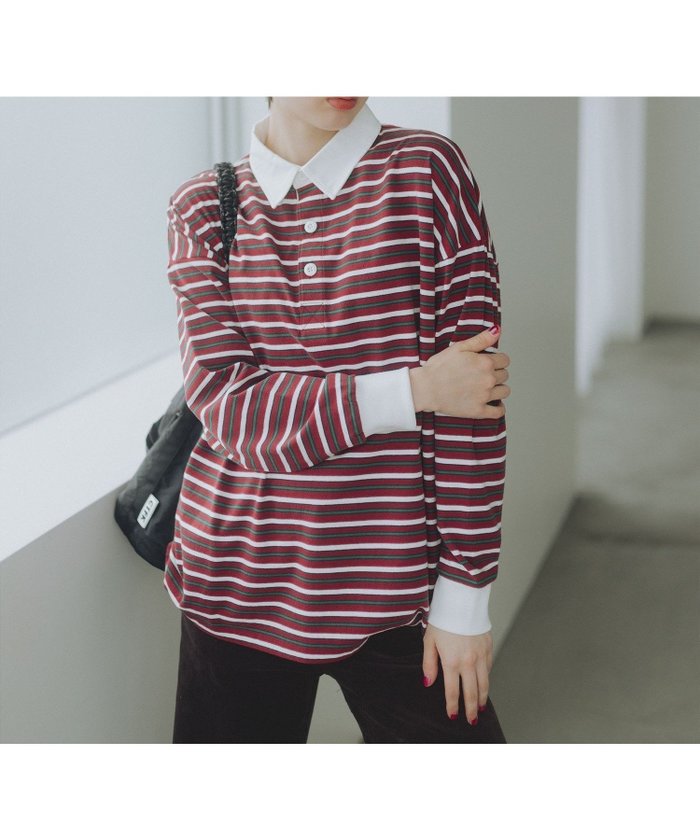 【ビーミングライフストアバイビームス/B:MING LIFE STORE by BEAMS】の【10/30新規値下げ】ボーダー ラガーシャツ 25AW ロングシーズン インテリア・キッズ・メンズ・レディースファッション・服の通販 founy(ファニー) https://founy.com/ ファッション Fashion レディースファッション Fashion for Women トップス・カットソー Cut & Sew Tops シャツ・ブラウス・オフィスカジュアル Elegant Blouses & Button-Ups カットソー Cut and Sewn Top スペシャル Special, Limited Edition トレンド Trend, Trending Now ボーダー Border, Stripe メンズ Men's, Menswear ロング Long, Long-Length 再入荷 Restock / Back in Stock おすすめ Recommended / Our Picks 2025年 2025 2025-2026秋冬・A/W Autumn/Winter 2025–26 AW25–26 |ID: prp329100004757172 ipo3291000000034414135