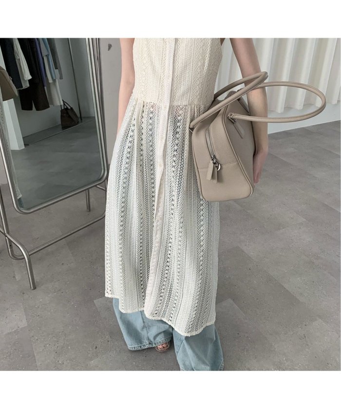 【チェルカ/CERCA】のChiina/Chiina / コットンレースキャミワンピ インテリア・キッズ・メンズ・レディースファッション・服の通販 founy(ファニー) https://founy.com/ ファッション Fashion レディースファッション Fashion for Women ワンピース Dresses キャミソールワンピース Camisole Dresses キャミソール Camisole, Spaghetti Strap Top キャミワンピース Cami Dress, Slip Dress コンパクト Compact, Small Size サンダル Sandals, Summer Shoes タンク Tank Top, Sleeveless Top デニム Denim, Jeans Material トレンド Trend, Trending Now フロント Front, Front Design レース Lace, Lace Fabric エレガント 上品 Elegant 再入荷 Restock / Back in Stock 夏 Summer 春 Spring S/S・春夏 SS, Spring/Summer, Warm Season |ID: prp329100004757213 ipo3291000000034551438