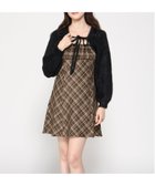 【イング/INGNI】のINGNI/7Gフェザーボレロニット+CK柄ミニキャミOP 人気、トレンドファッション・服の通販 founy(ファニー) ファッション Fashion レディースファッション Fashion for Women アウター Coat / Outerwear Collection ボレロ・ショート丈ジャケット / ドレス羽織りに Boleros & Short Jackets トップス・カットソー Cut & Sew Tops ニット Knit Tops & Sweaters キャミソール&ノースリーブ Camisoles & Sleeveless Tops thumbnail クロ/ブラウンチェック|ID: prp329100004757215 ipo3291000000034414381