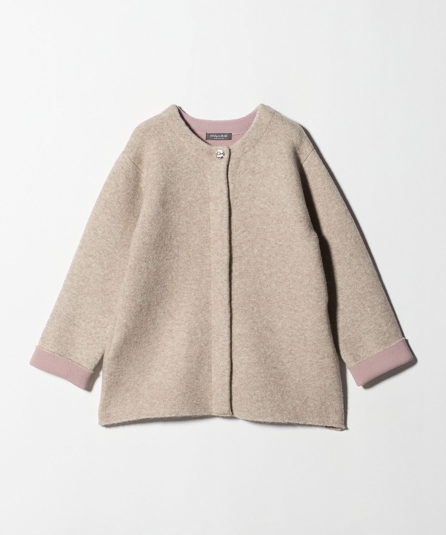 【ユナイテッドアローズ/UNITED ARROWS】のダブルフェイス ニット ショートコート A DAY IN THE LIFE インテリア・キッズ・メンズ・レディースファッション・服の通販 founy(ファニー)  ファッション Fashion レディースファッション Fashion for Women アウター Coat / Outerwear Collection コート・ロングコート・ピーコート Long Coats, Peacoats & More アクセサリー Fashion Accessories 秋 Autumn カットソー Cut and Sewn Top カーディガン Cardigan, Knitwear ショート Short, Short Length タートル Turtleneck, Turtle Collar ダブル Double, Double-Breasted トレンド Trend, Trending Now バランス Balance, Style Balance フェイス Face, Facial Design ミドル Middle Length, Mid Height ロング Long, Long-Length 冬 Winter / This Winter アウトレット Outlet / Clearance おすすめ Recommended / Our Picks ビジネス 仕事 通勤 Business / Work / Commuting NATURAL|ID: prp329100004757258 ipo3291000000034415006