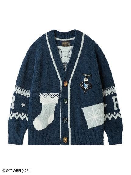 【スナイデル ホーム/SNIDEL HOME】の【メンズ】【ハリー・ポッター】ニットカーディガン インテリア・キッズ・メンズ・レディースファッション・服の通販 founy(ファニー) 　ファッション　Fashion　レディースファッション　Fashion for Women　トップス・カットソー　Cut & Sew Tops　ニット　Knit Tops & Sweaters　カーディガン・羽織り　Layered Style Cardigans　イエロー　Yellow　カラフル　Colorful Design　カーディガン　Cardigan, Knitwear　キャラクター　Character, Licensed Characters　スマート　Smart, Elegant　ソックス　Socks, Hosiery　人気　Popular, Best Seller　フロント　Front, Front Design　メンズ　Men's, Menswear　モチーフ　Motif, Design Theme　ロング　Long, Long-Length　冬　Winter / This Winter　クリスマス X'mas　Christmas / X'mas　ホリデーシーズン　Holiday Season　ギフト プレゼント　Gift / Present　NVY[089]|ID: prp329100004757289 ipo3291000000034491890