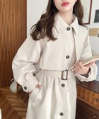 【モーメントプラス/moment+ / MEN】のライトニットメルトン2WAYアレンジカラーロングコート アイボリー|ID: prp329100004757295 ipo3291000000034539715