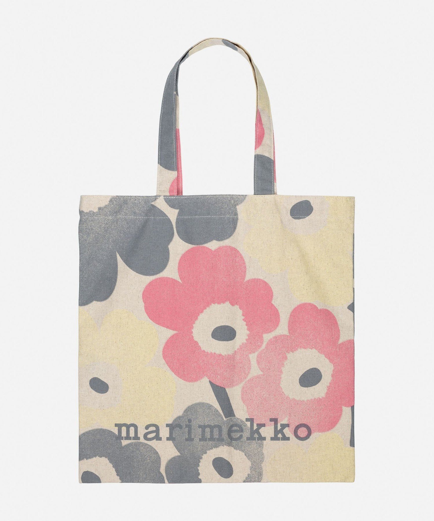 【マリメッコ/marimekko】の【アジア限定】Vankka Unikko トートバッグ インテリア・キッズ・メンズ・レディースファッション・服の通販 founy(ファニー) ファッション Fashion レディースファッション Fashion for Women バッグ Bags イエロー Yellow カラフル Colorful Design コンパクト Compact, Small Size スタイリッシュ Stylish, Fashionable フラワー Flower, Floral プリント Print, Printed Pattern モチーフ Motif, Design Theme グレー×ピンク×ライトイエロー|ID: prp329100004757311 ipo3291000000034622956