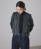 【アダム エ ロペ/ADAM ET ROPE'】の【サステナブル】フリルカーディガン グレー系(09)|ID: prp329100004757351 ipo3291000000034831553