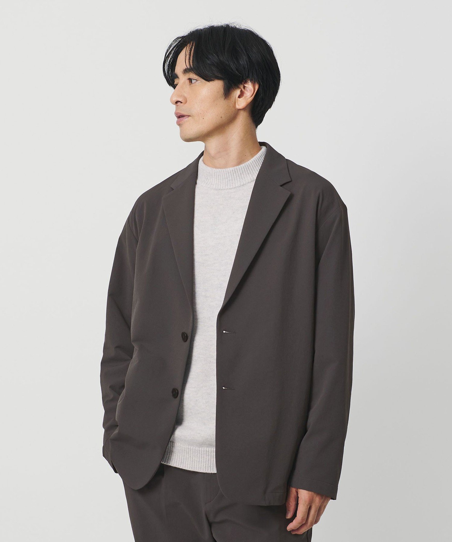 【ビューティ&ユース ユナイテッドアローズ/BEAUTY&YOUTH / UNITED ARROWS / MEN】のKOMATSU PACK URK リラックス ジャケット ストレッチ セットアップ対応 裏起毛 インテリア・キッズ・メンズ・レディースファッション・服の通販 founy(ファニー) ファッション Fashion メンズファッション Fashion for Men セットアップ Matching Sets インナー Innerwear シェイプ Shape, Slim Fit シンプル Simple, Minimal ジャケット Jacket, Outerwear ストレッチ Stretch, Stretchy Fabric スポーツ Sports, Activewear スマート Smart, Elegant セットアップ Set-Up, Coordinated Outfit ダウン Down, Puffer ハイネック High Neck, Mock Neck ファブリック Fabric, Textile フォルム Silhouette, Form プリント Print, Printed Pattern ポケット Pocket, Pocket Detail ミリタリー Military, Army Style リラックス Relax, Relaxed Fit A/W・秋冬 Autumn/Winter おすすめ Recommended / Our Picks DK.GRAY|ID: prp329100004757390 ipo3291000000034703752