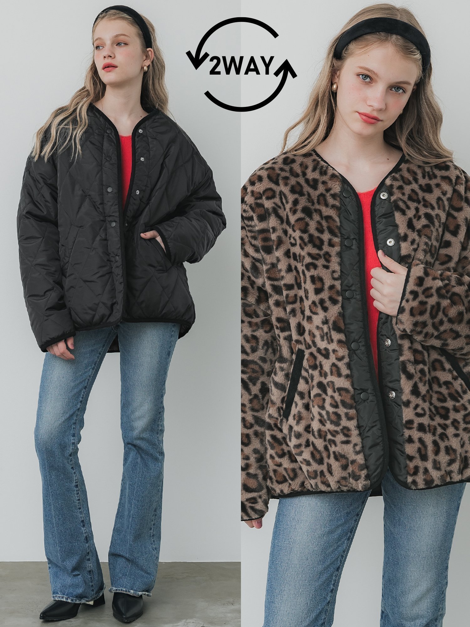 【コカ/COCA】のリバーシブルキルティングブルゾン インテリア・キッズ・メンズ・レディースファッション・服の通販 founy(ファニー) ファッション Fashion レディースファッション Fashion for Women アウター Coat / Outerwear Collection ブルゾンジャケット・スポーティアウター Blouson Jackets キルティング Quilted, Quilting キルト Quilt, Quilted Fabric ジャケット Jacket, Outerwear スウェット / スエット Sweatshirt, Sweatwear スラックス Slacks, Dress Pants タートル Turtleneck, Turtle Collar デニム Denim, Jeans Material トレンド Trend, Trending Now 長袖 Long Sleeve, Full Sleeve バランス Balance, Style Balance フォルム Silhouette, Form ブルゾン Blouson, Bomber Jacket ポケット Pocket, Pocket Detail 無地 Plain, Solid Color リバーシブル Reversible, Two-Sided 2025年 2025 2025-2026秋冬・A/W Autumn/Winter 2025–26 AW25–26 Mix|ID: prp329100004757393 ipo3291000000034416630